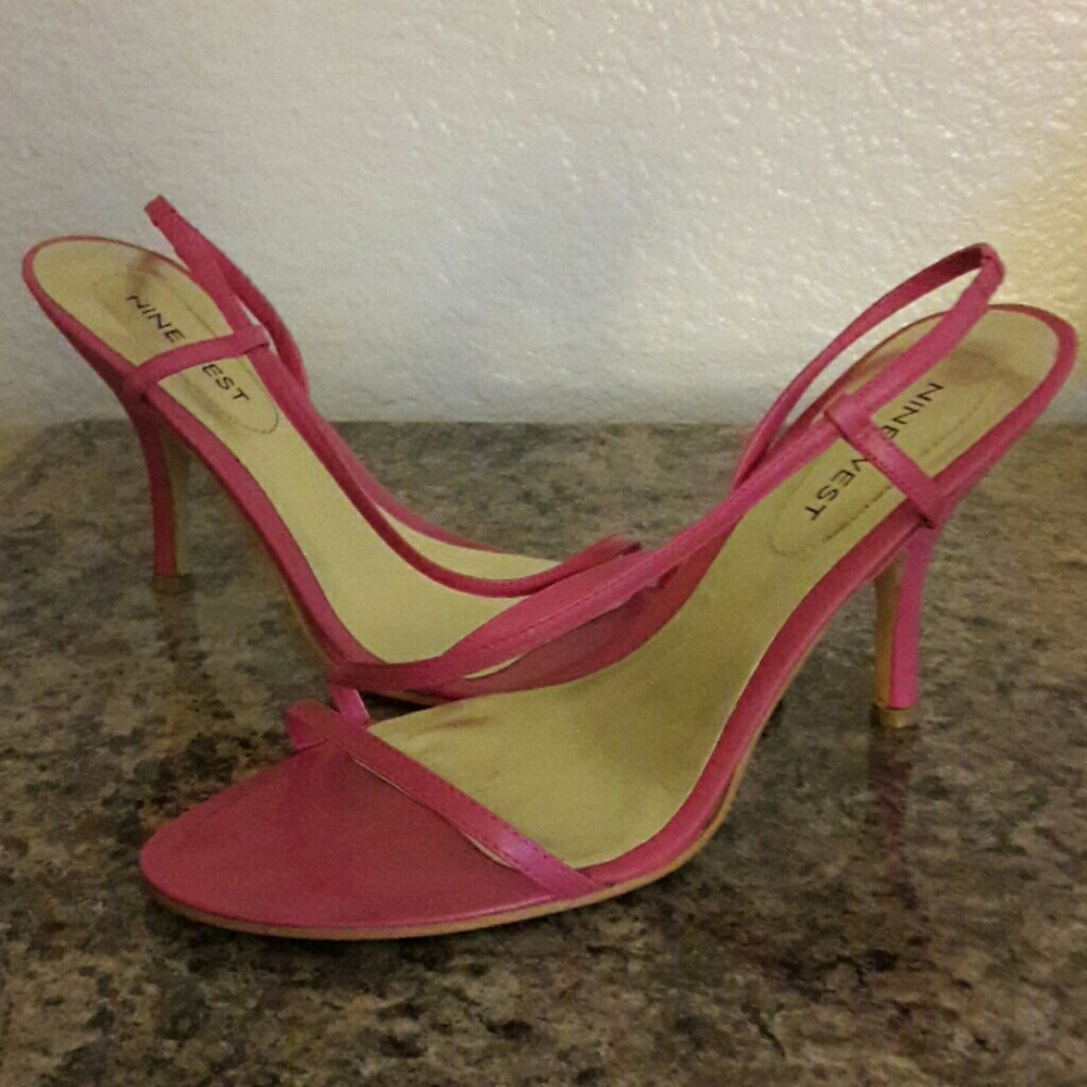 Pink Leather Sandals