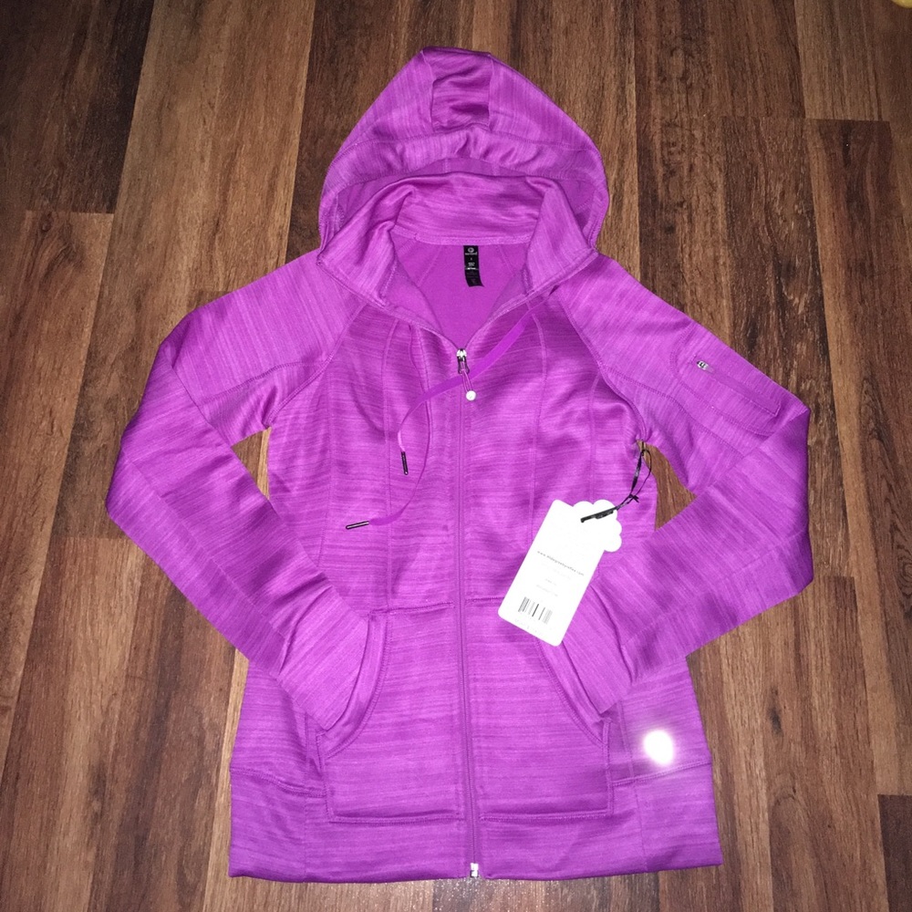 90 DEGREE HOODED WORKOUT JACKET