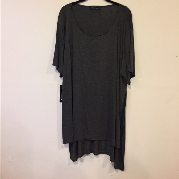 Free People Tops - Grey jersey tee shirt