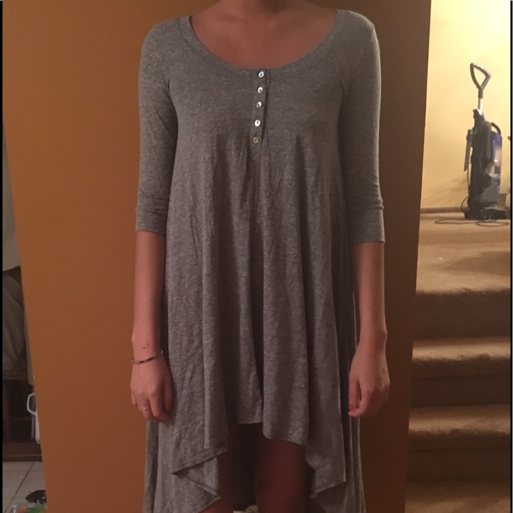 Free people swaying dress in gray