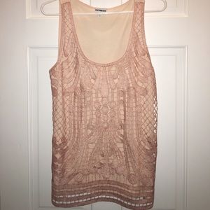 Pink Sparkle Professional Sleeveless Top