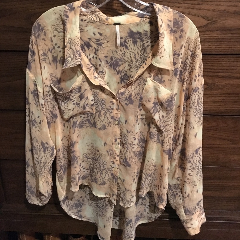 Fun sheer top