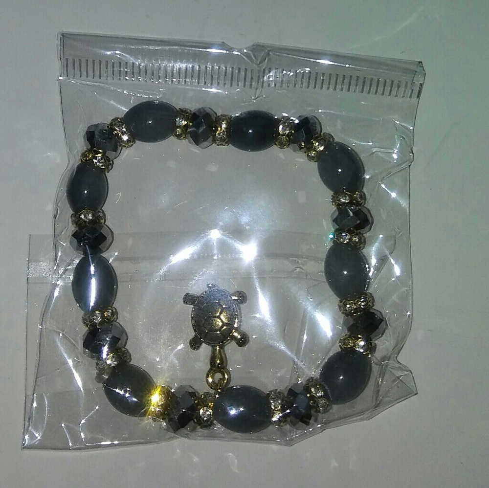 Grey & Gold  Bracelet