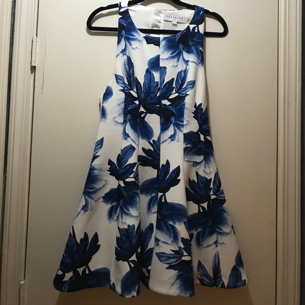 Fit & Flare Floral Keepsake Dress