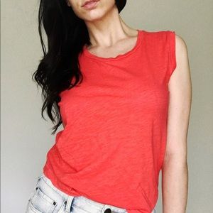 Madewell whisper cotton crewneck muscle tee, S