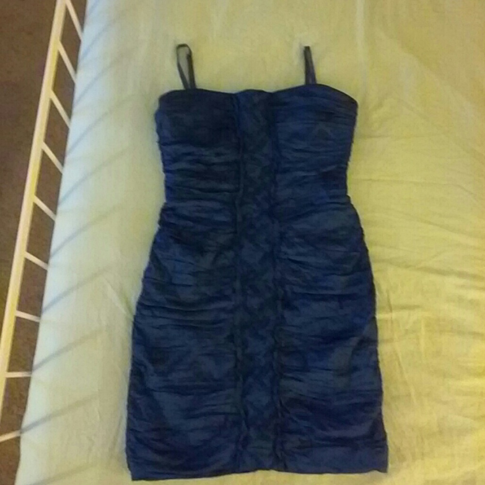 BCBG Cobalt coctail dress worn once