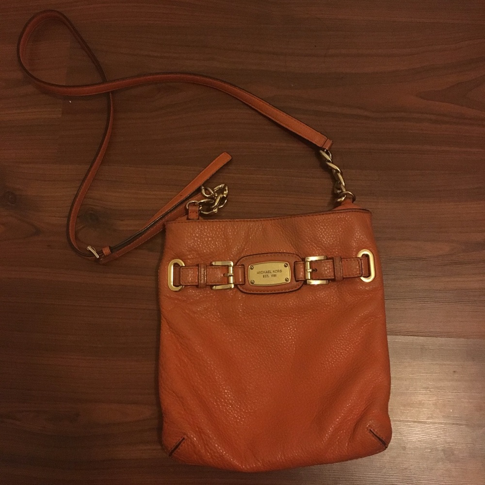 Michael Kors orange crossbody