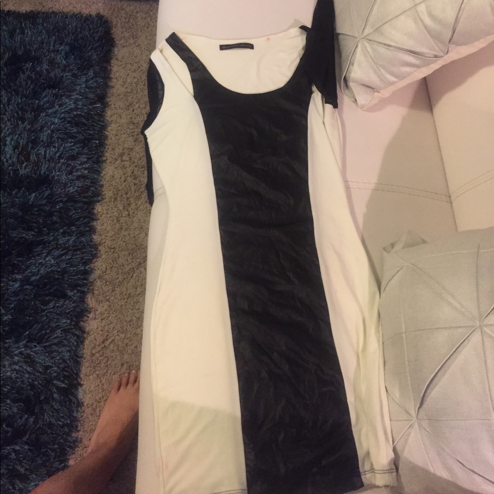 Blcak and white dress