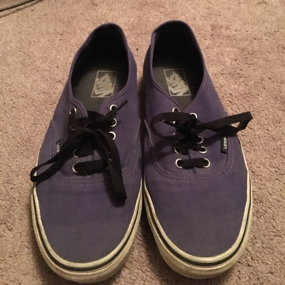 Size 8.5 purple vans