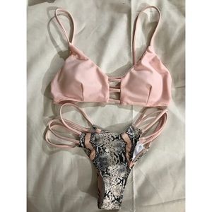 BRAND NEW Snake Skin Bikini Set