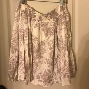 Off the shoulder top