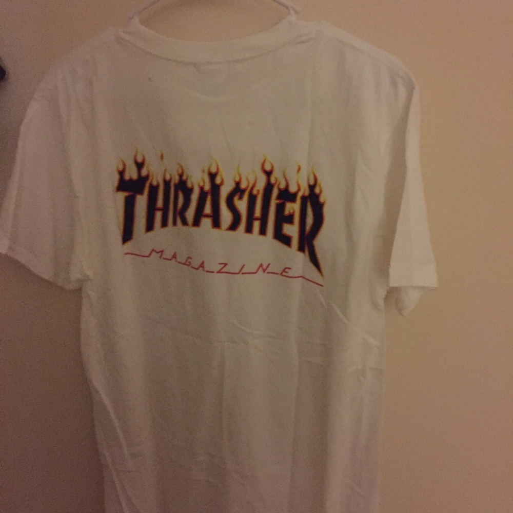 Supreme x thrasher shirt