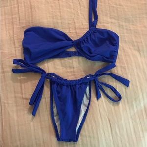 ASOS BIKINI IN ROYAL BLUE