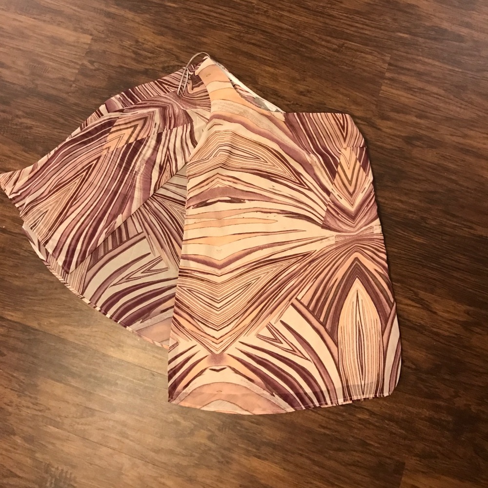 One shoulder short dress or can be worn as tunic
