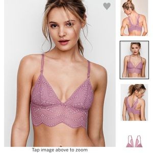 Victoria Secret Bralette Long Line Mauve
