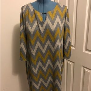 Chevron Shift Dress
