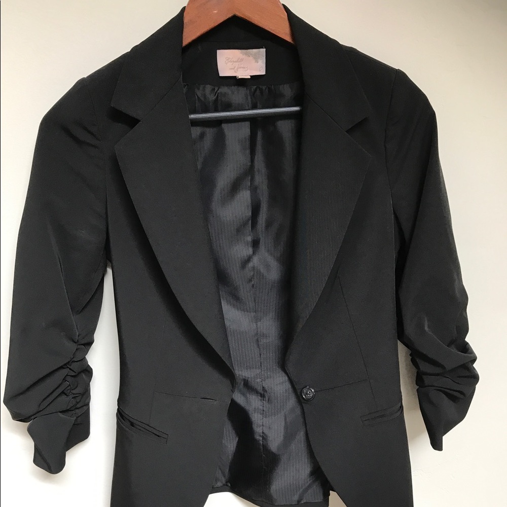 Elizabeth and James blazer
