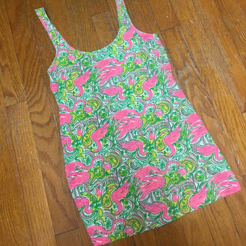 💕Lilly Pulitzer💕 Flamingo Tank Top
