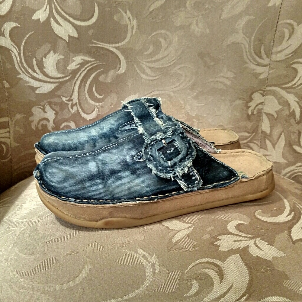 New! Earth Kalso Clogs 'Pathway' Negative Heel sz6