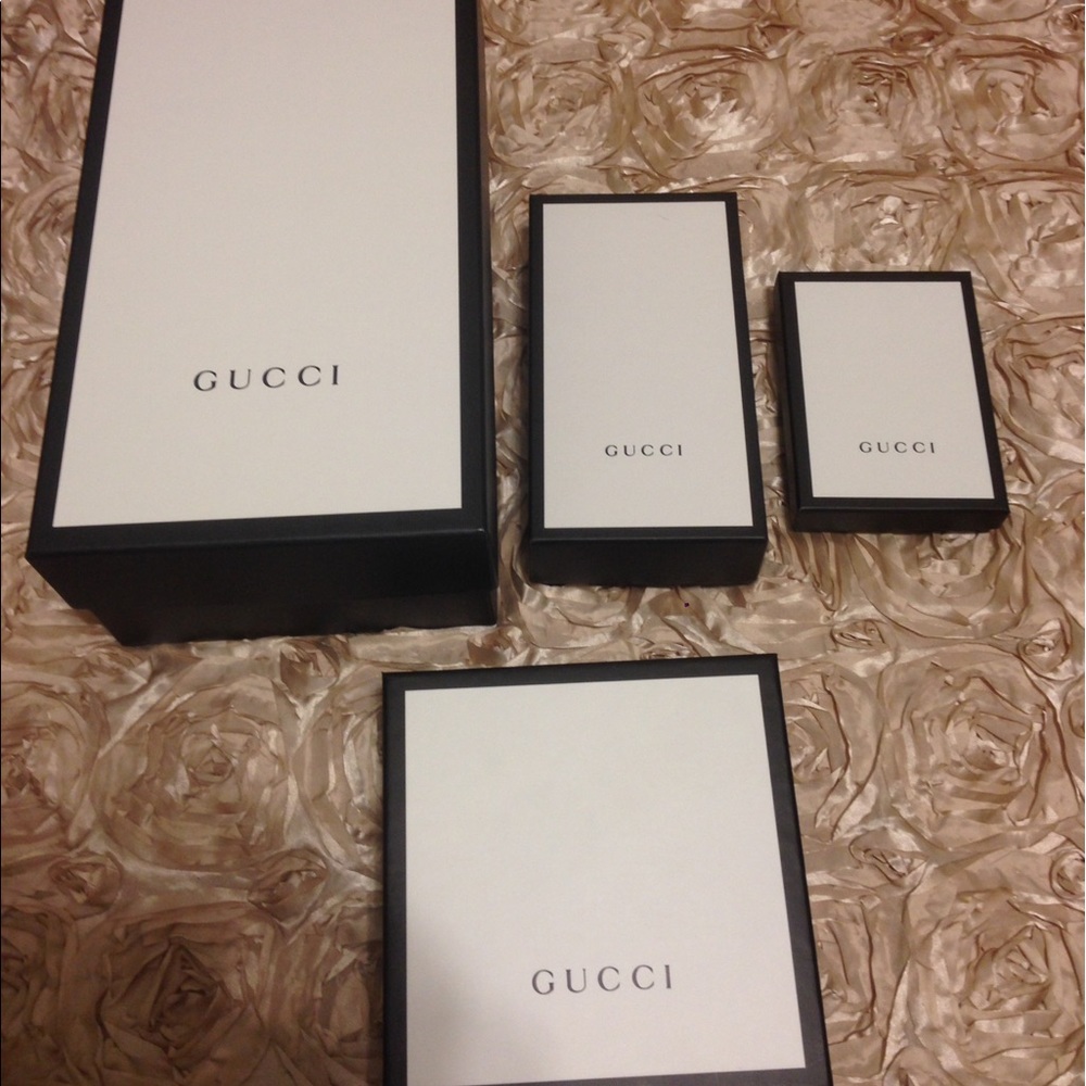 4 Authentic Gucci Boxes