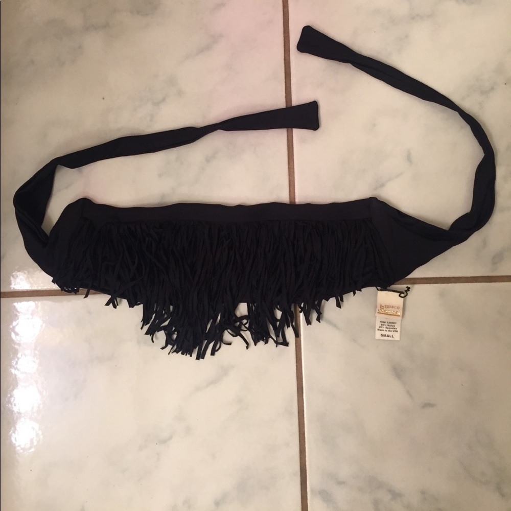 L*Space Fringe bandeau top