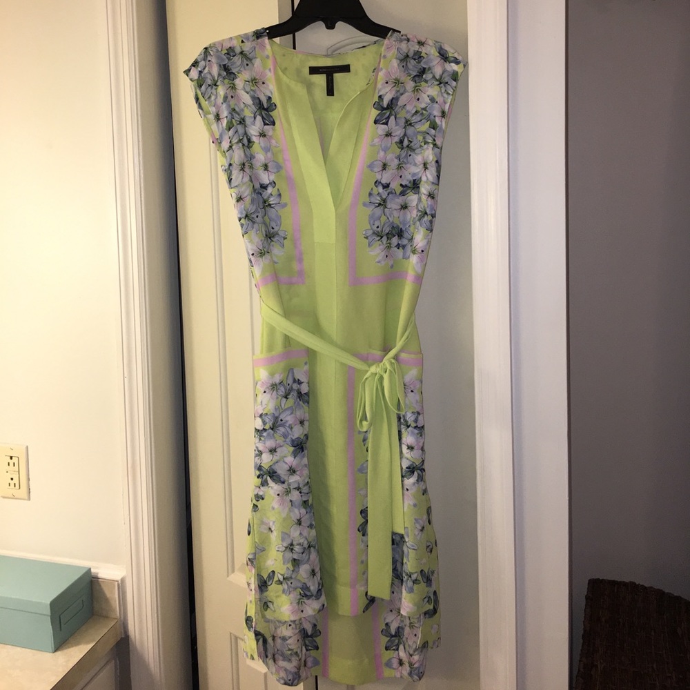 Floral Tie Waist Dress