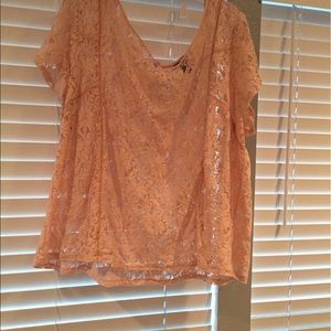 Pinky Peach Lace Blouse