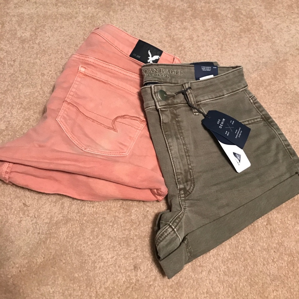 AE High waisted shorts.