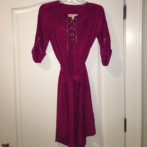 Michael kors pink snake dress