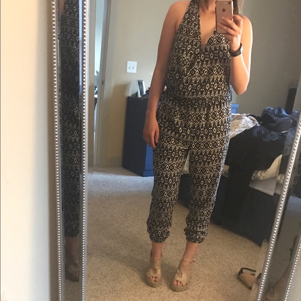 Tribal print romper