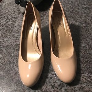 Patent nude heels