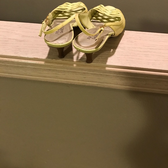 franco sarto yellow shoes