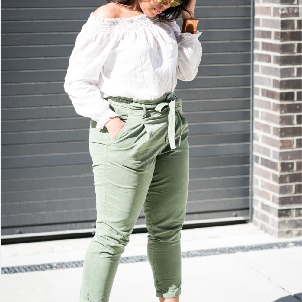 GAP Paper bag waist chinos KHAKI ONLY