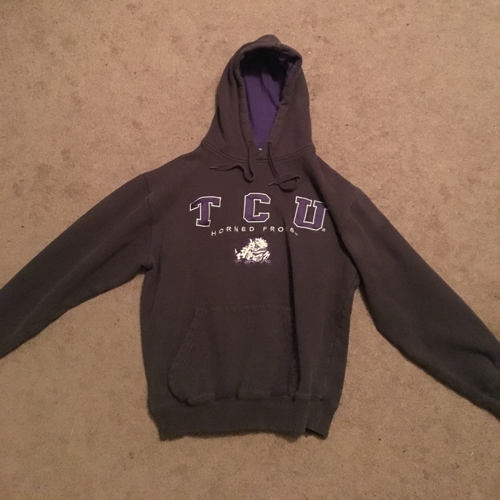 NCAA TCU college hoodie men's size medium
