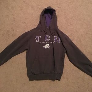 NCAA TCU college hoodie men's size medium