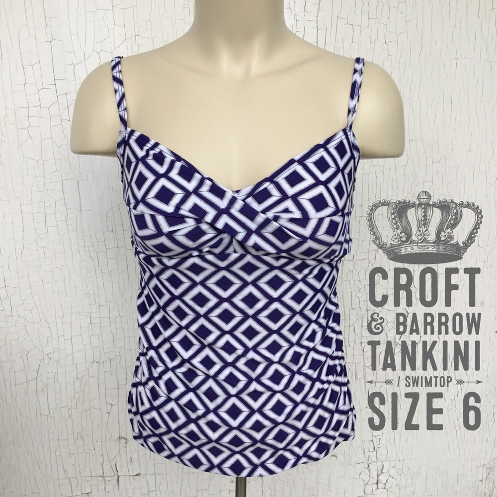 CROFT & BARROW Swimtop - SIZE 6