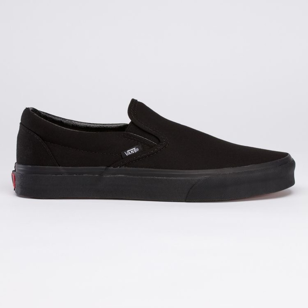 Black slip on Vans