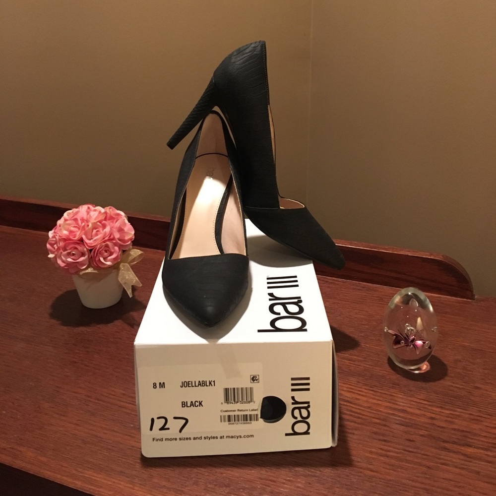 Brand New Bar III Black Heels 👠