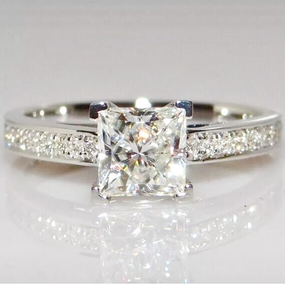 The Boss Diaries Jewelry - Princess Cut Engagement Ring
