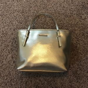 Gold Nine West Handbag