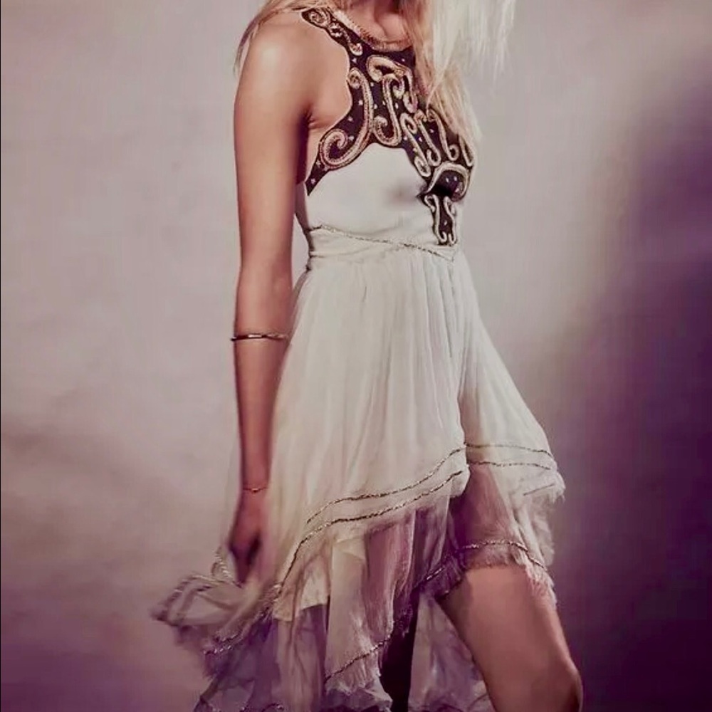 NWT Free People Filigree Dress sz 10