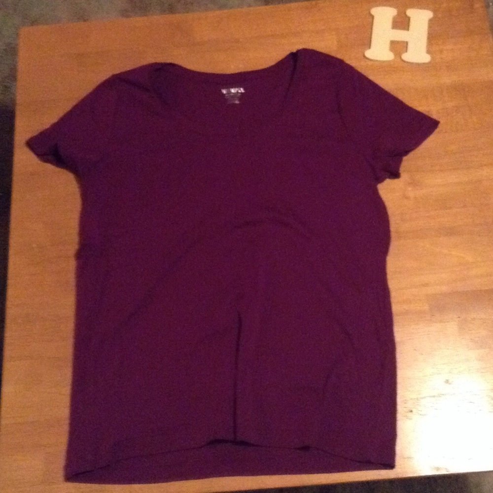 Medina tee in eggplant
