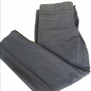 Banana Republic Dot Sloan pants (petite)