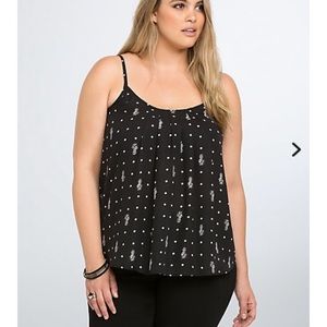 Torrid 3X Pineapple Criss-Cross Tank Top