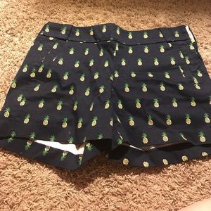 Navy shorts with pineapples 🍍