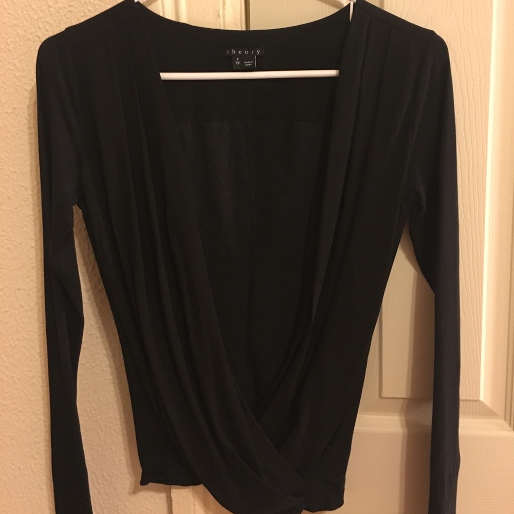 Silk and cotton Theory blouse