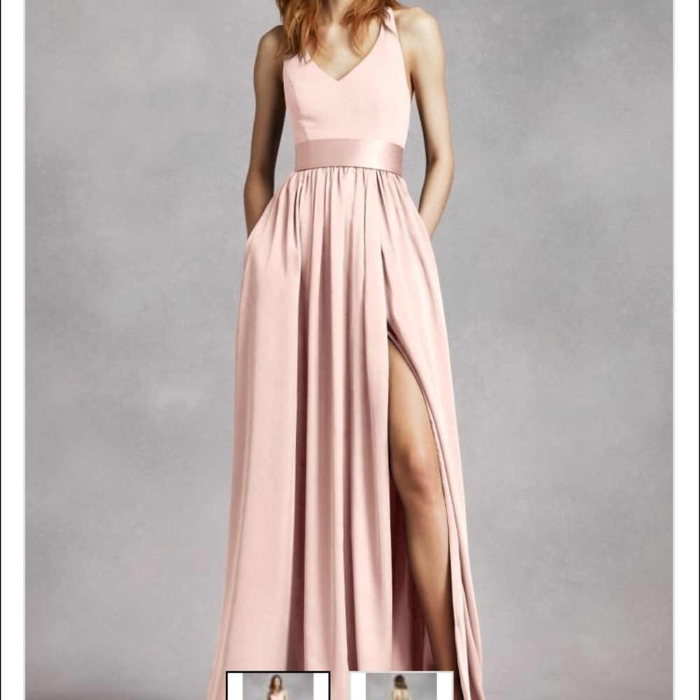 V Neck Halter Gown size 12