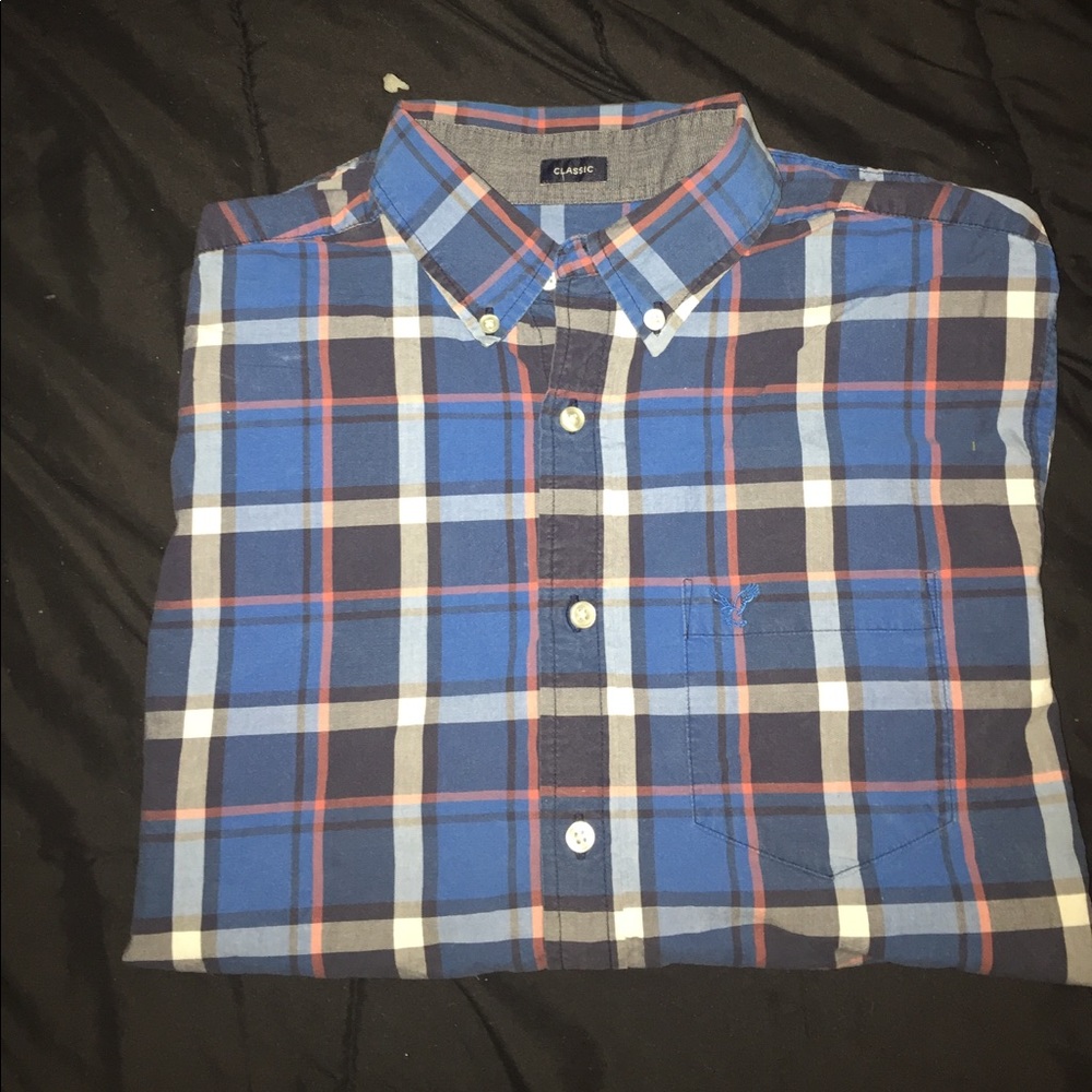 M/M Plaid American Eagle Flannel