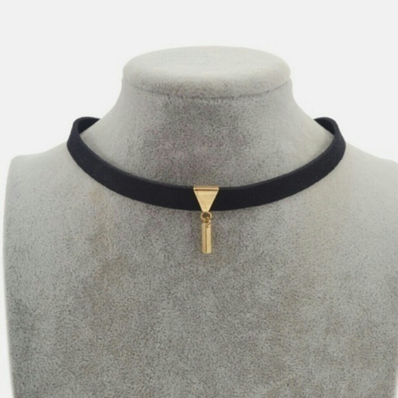 Brand New Bohemian Leather Gold Silver Choker - Picture 2 of 5