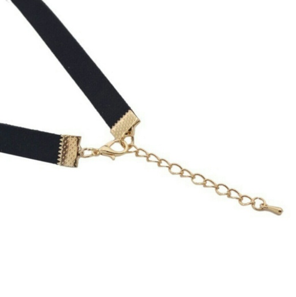 Brand New Bohemian Leather Gold Silver Choker - Picture 4 of 5